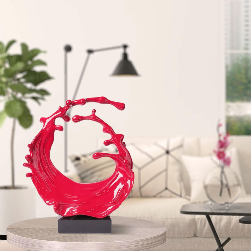 Modern Ocean Wave Abstract Home Sculpture Decor