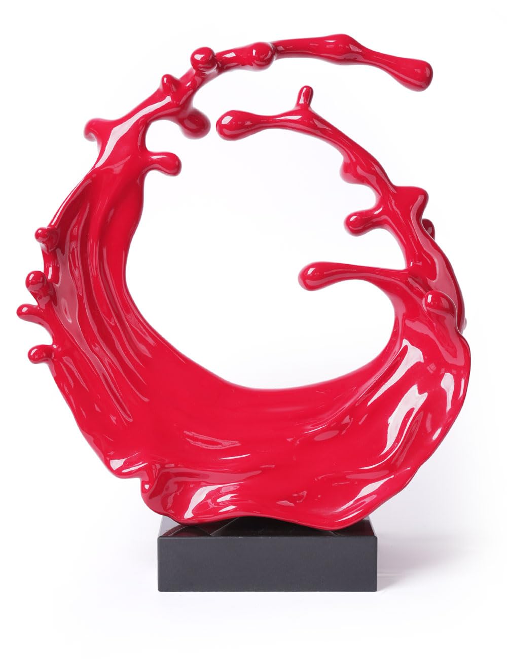 Modern Ocean Wave Abstract Home Sculpture Decor
