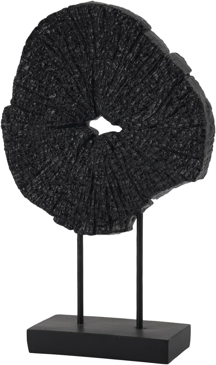 Modern Black Abstract Art Home Decor Sculpture