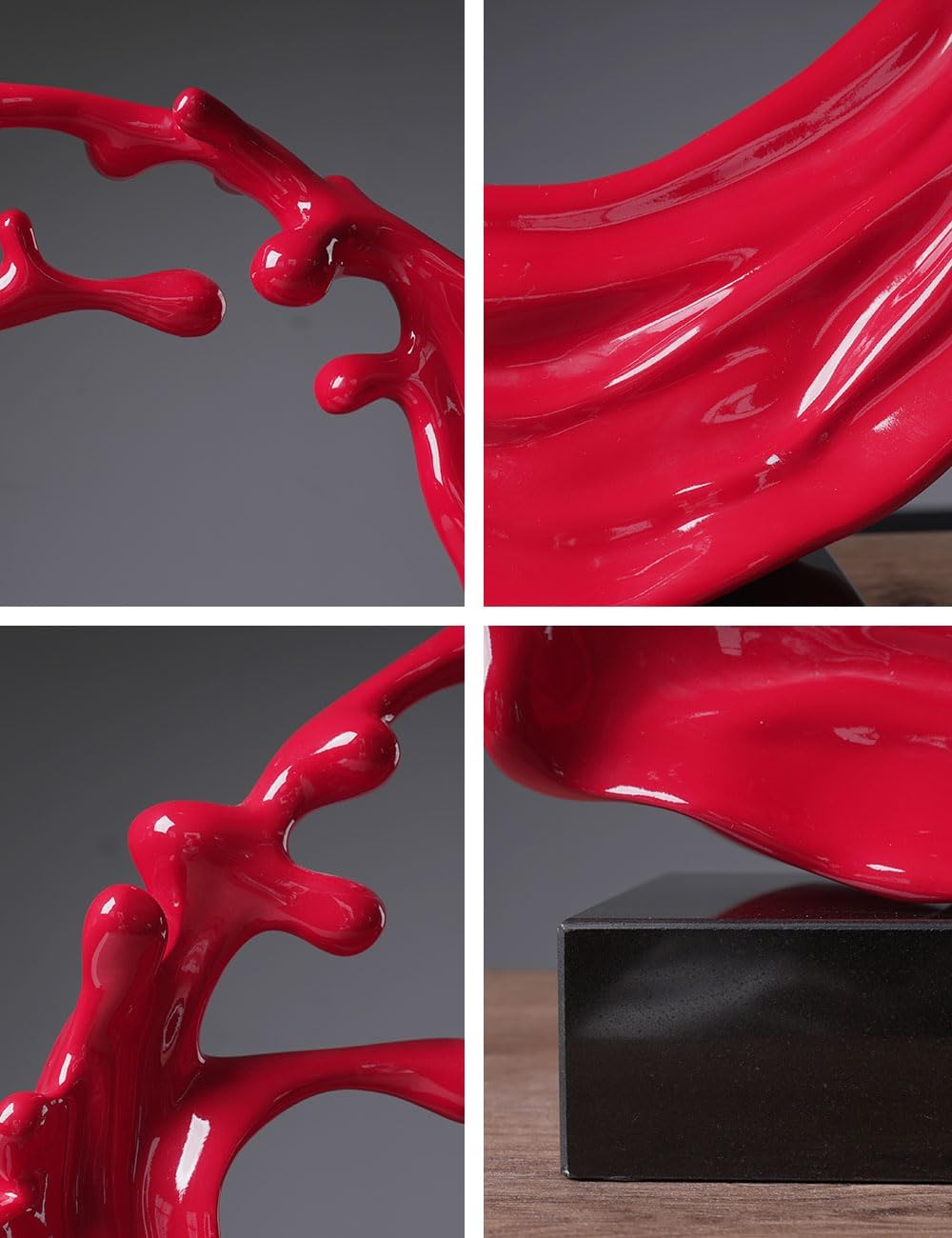 Modern Ocean Wave Abstract Home Sculpture Decor
