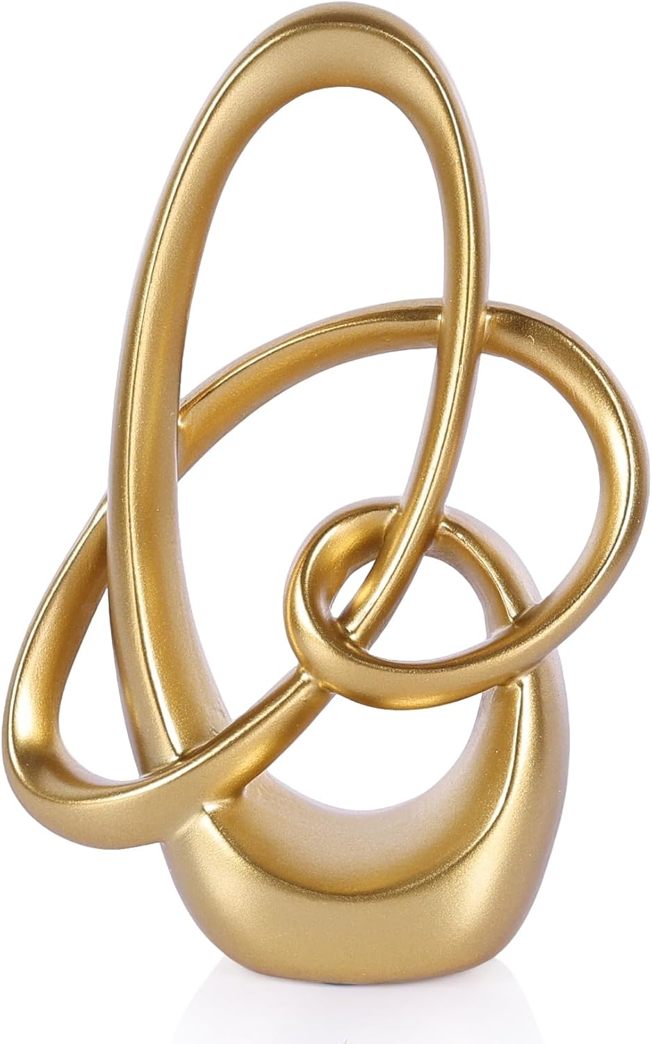 Resin Golden Knot Abstract Home Decor Sculpture