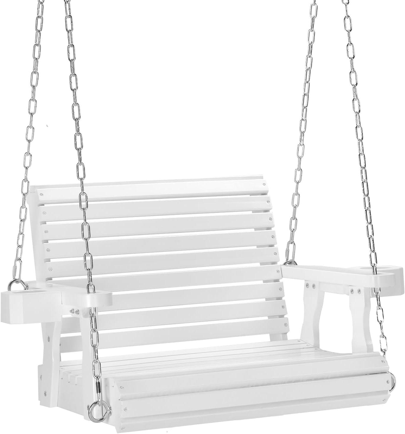 Heavy‑Duty Wooden Porch Swing Chair