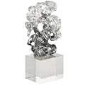 Glass Abstract Decorative Home Sculpture Statue