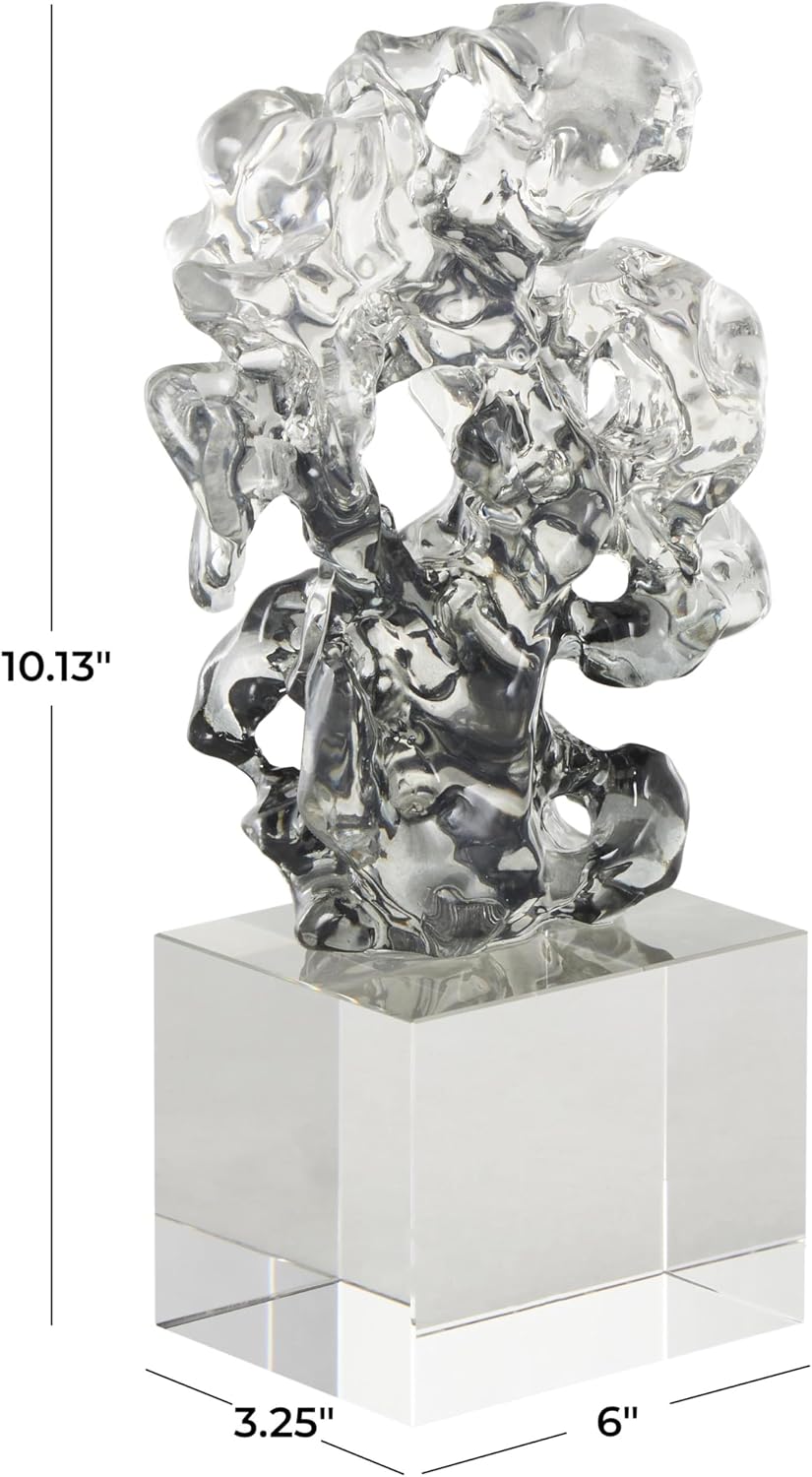 Glass Abstract Decorative Home Sculpture Statue