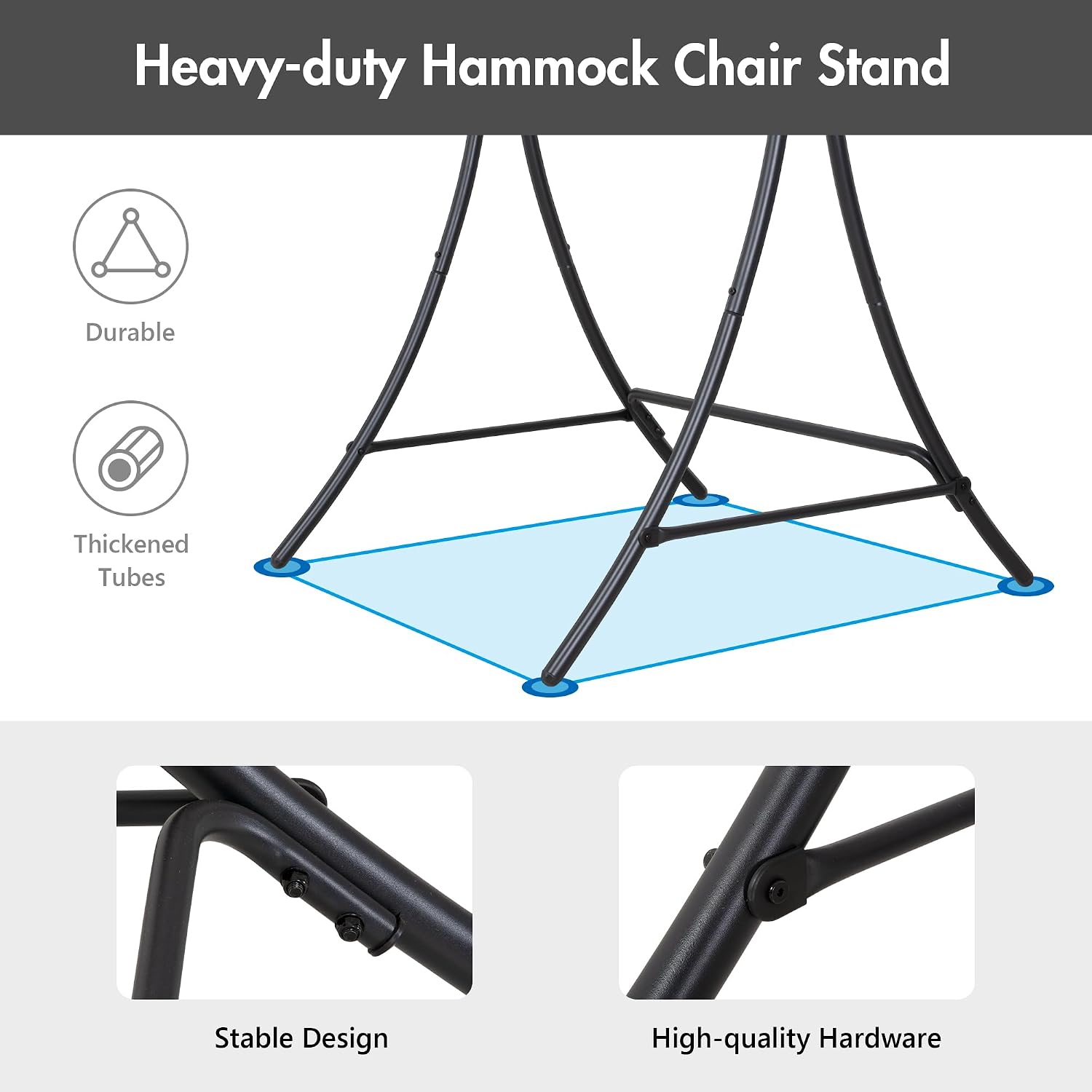 Hammock Swing Chair With Stand Cushion
