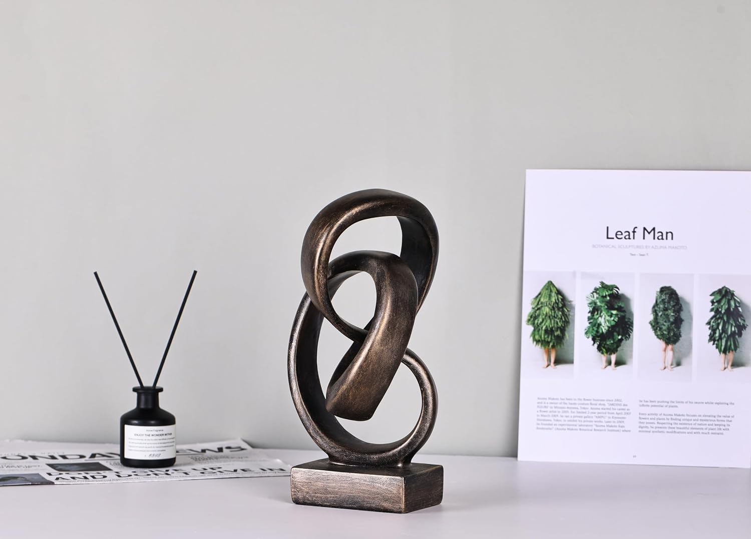 Resin Mobius Knot Abstract Home Decor Sculpture