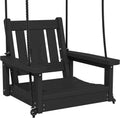 HDPE Single Outdoor Porch Swing Chair