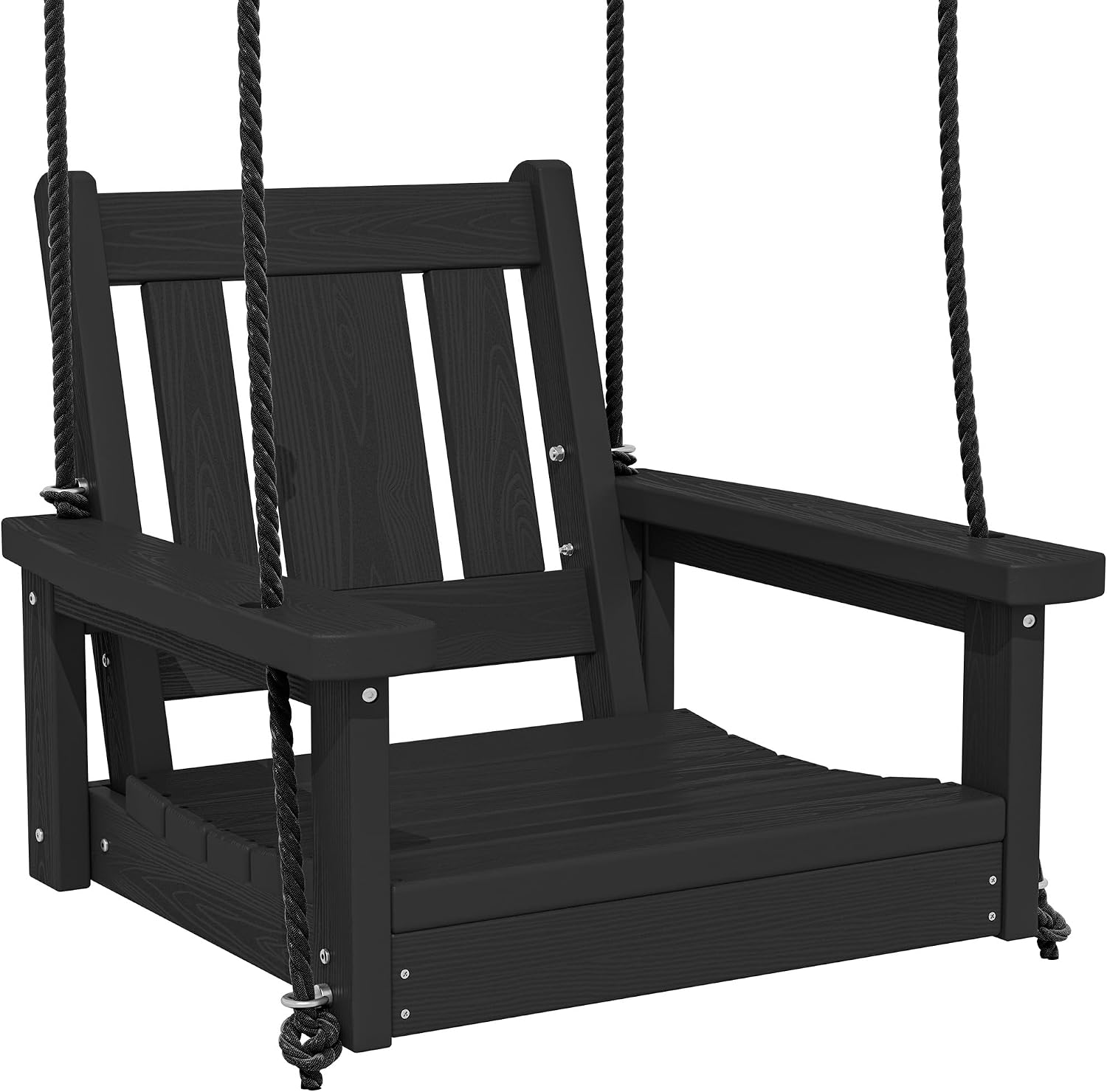 HDPE Single Outdoor Porch Swing Chair