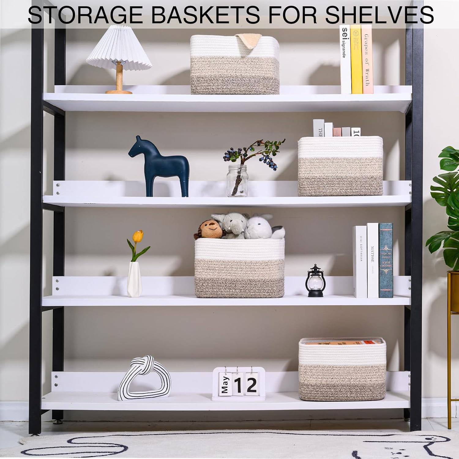 Fabric Storage Baskets for Home Organization
