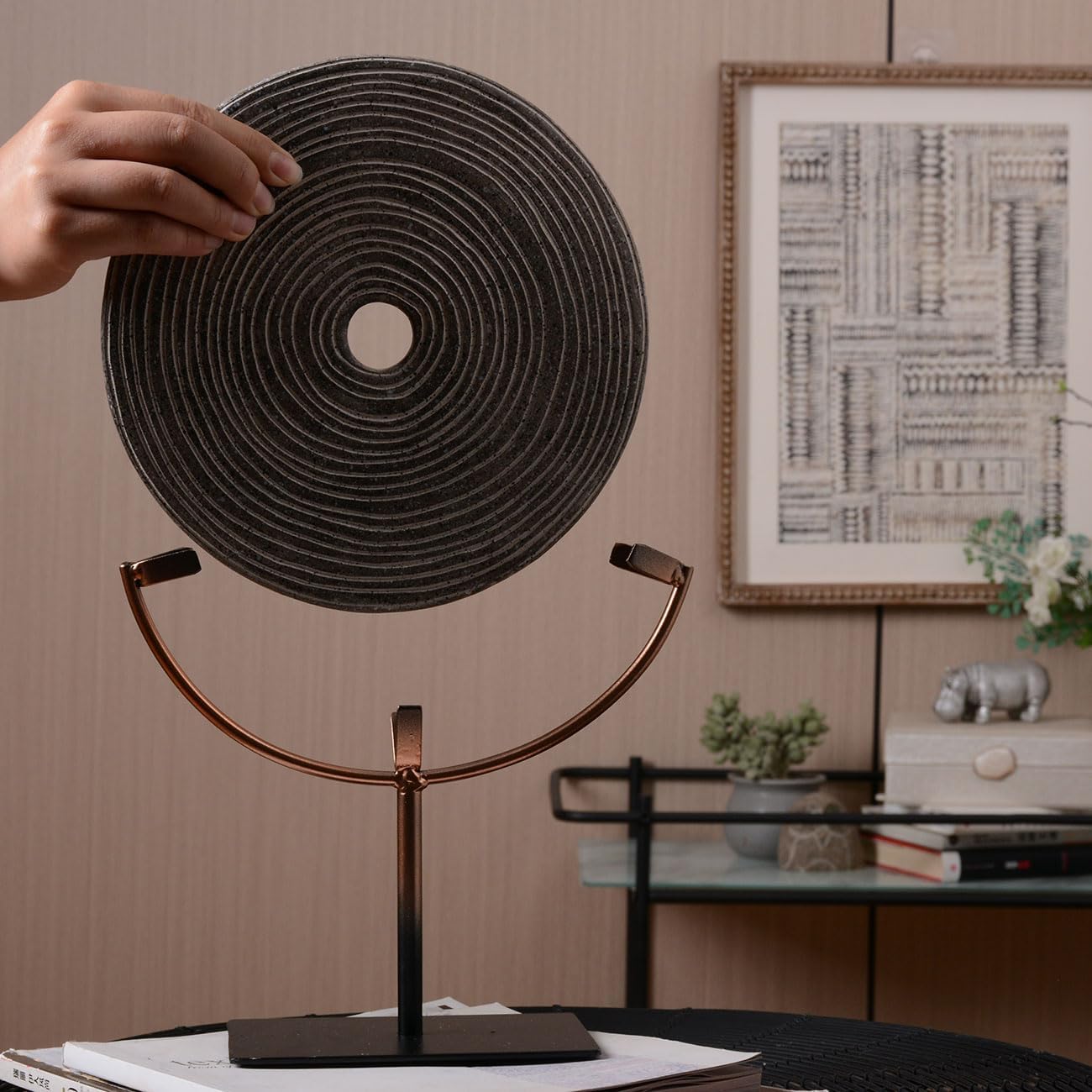 Modern Abstract Tabletop Home Decor Sculpture