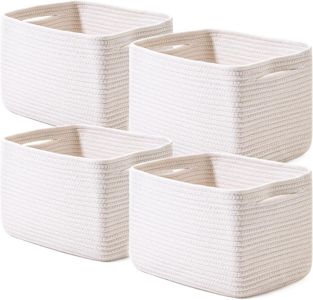 Fabric Storage Baskets 4‑Pack for Organization