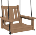 HDPE Single Outdoor Hanging Porch Swing Chair