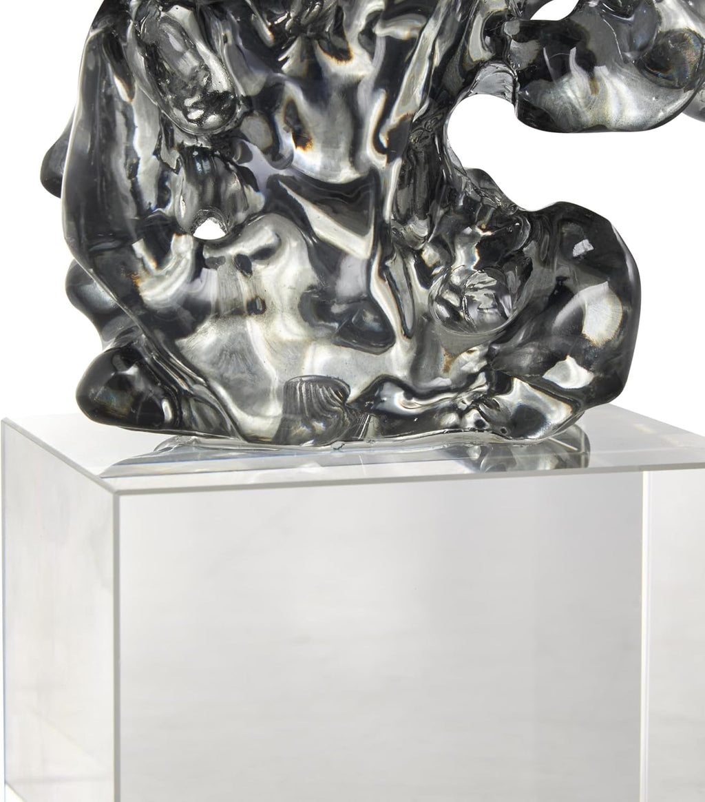 Glass Abstract Decorative Home Sculpture Statue