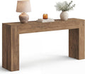 Farmhouse Thick‑Top Long Entryway Console Table