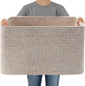Large Woven Cotton Rope Storage Basket