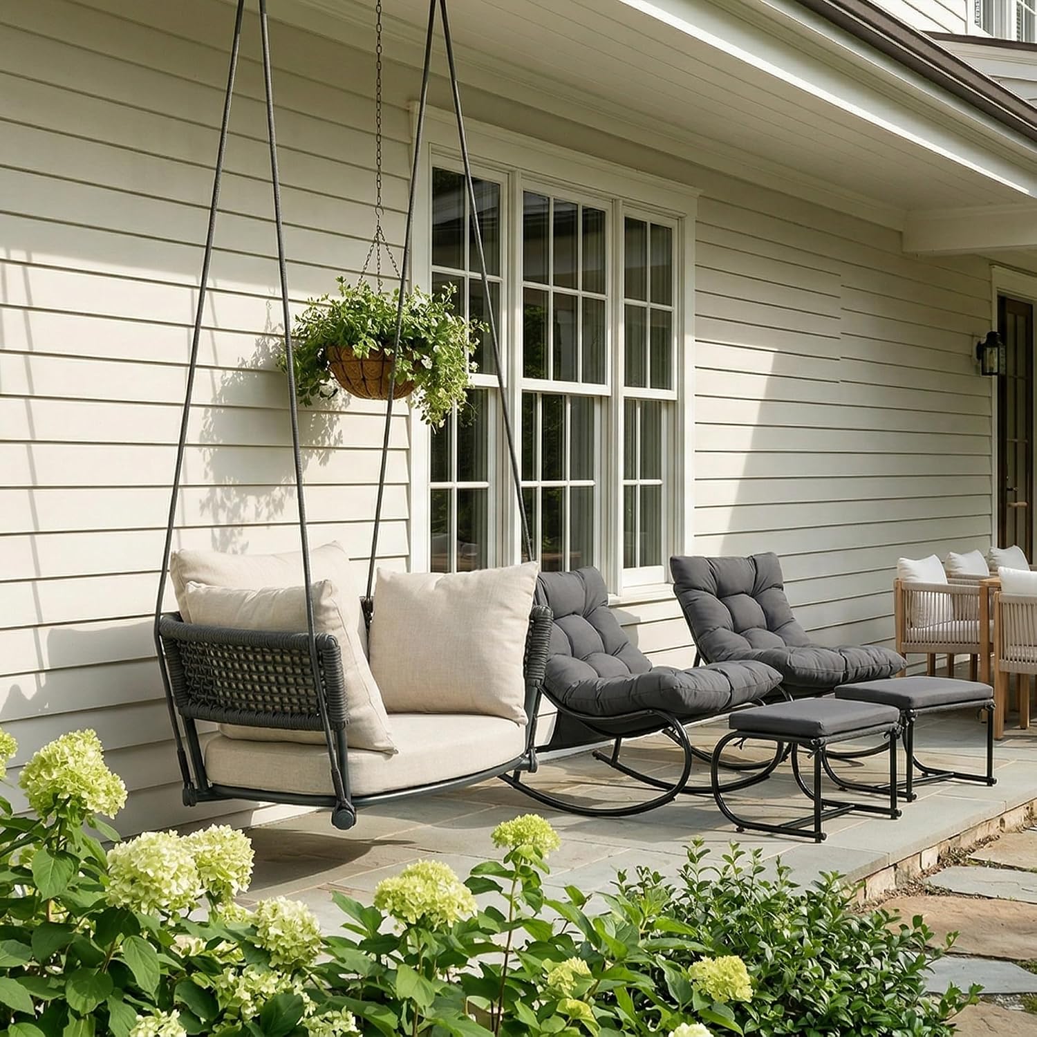 Heavy‑Duty Indoor Outdoor Hanging Swing Chair