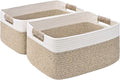 Large Woven Cotton Rope Storage Baskets