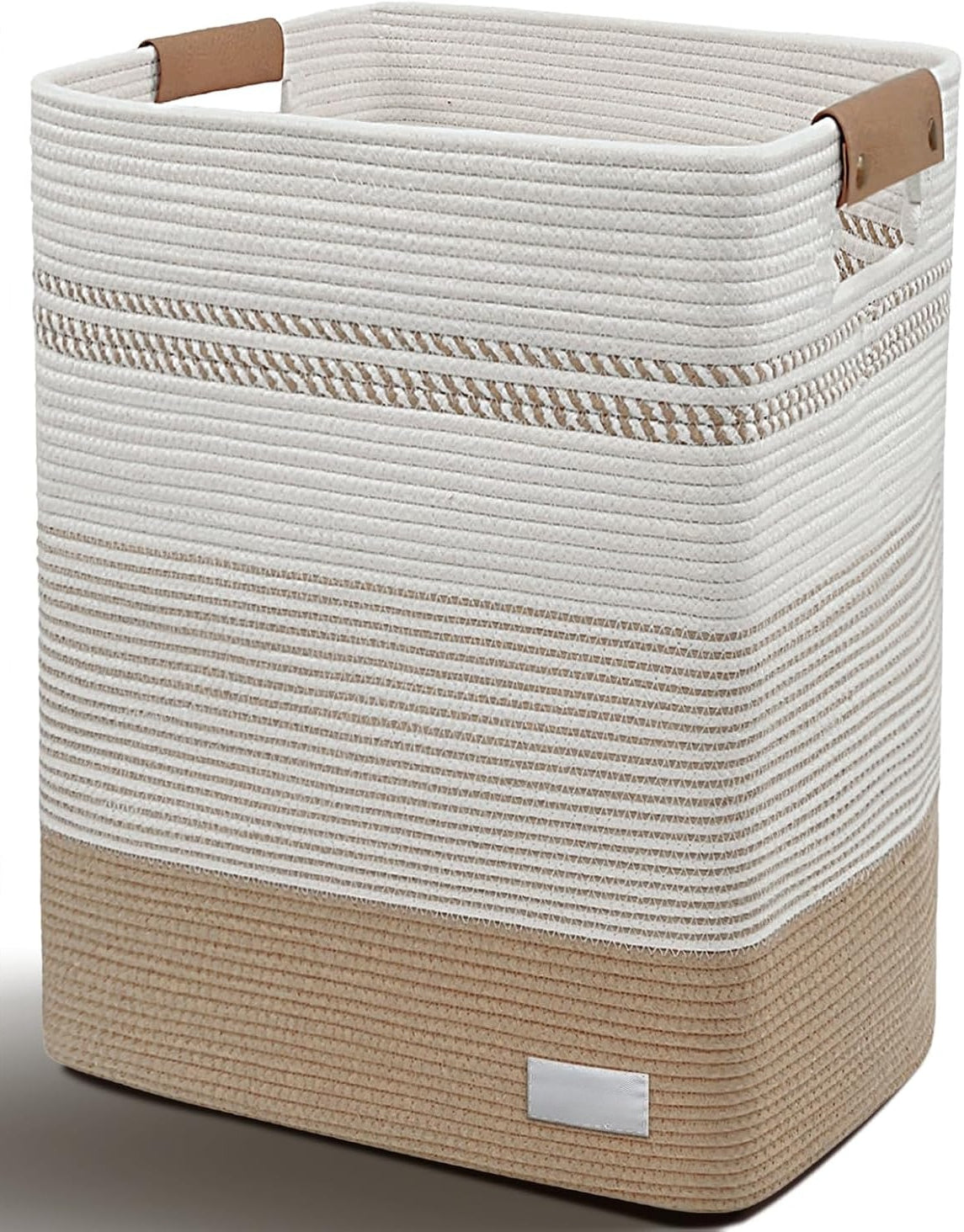 Large Cotton Rope Woven Laundry Storage Hamper